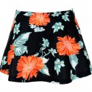 JOYMODE Women's Solid Black Skirted Bikini Bottom Skirt Swimdress Plus Size, Bla