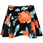 JOYMODE Women's Solid Black Skirted Bikini Bottom Skirt Swimdress Plus Size, Bla
