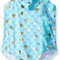 SOL Swim Little Girls' Solo Swim-Toddler-Seashell Delight One Piece Swimsuit, Te