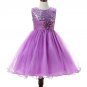 Girl Ball Dress Flower Sequin Princess Tulle Party Birthday Ball Gowns 4