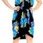 La Leela Likre Hawaiian Cotton Front Skirt Plus Size Tie For Women For Plus Size