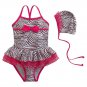 Vivobiniya Toddler Girls One-piece Swimsuits zebra baby girl swimsuit 3-7T