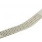 Unisex Metal Punk Rock Strap PU Leather Bracelet (White Metal Studs)