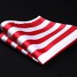 Men's American Flag Pattern Double Sided Jacquard Self Bow Tie Set bowtie usa