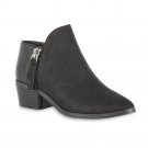 NEW Fashion Womens ankle booties 2 Zipper Low Heel Western Shoes