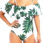 Women's Shoulder Belt Personalized Print Sexy Beach Party  One-Piece : X-Large