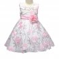 Girls Ball Gown Flower Princess for Birthday Wedding Size 4 5 ( pink 130
