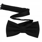 TINYHI Men's Pre-Tied Satin Formal Tuxedo Bowtie Adjustable Length Satin Bow Tie