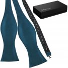 Mens Classic Open Bow Tie Untied Jacquard Formal Tuxedo Bowtie Adjustable Length
