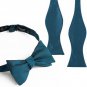 Mens Classic Open Bow Tie Untied Jacquard Formal Tuxedo Bowtie Adjustable Length