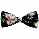Mantieqingway Men's Cotton Floral Bow Tie 069