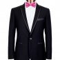 Mens Classic Polyester Polka Dots Bow Ties Pre-tied (Hot Pink)