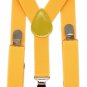 JAIFEI Suspender Bow Tie Set - Elastic Adjustable Strong Clip-on Suspender for