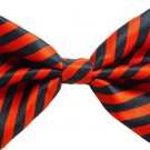 Enimay Great Quality Pre-Tied Bow Ties Striped Red