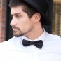 Mens Classic Silk Bowties Adjustable - 100% Silk Pre Tied Bow Ties for Formal Tu