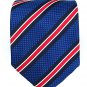 Oliver George Striped Tie Set (Royal Blue-Navy-Red) 2699-E