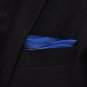 ShlaxWing Ripple Blue New Men Design Necktie Ties Wedding Graduated Color