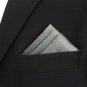 ShlaxWing Solid Color Grey Mens Neckties Ties Business Suit XL 63" 57.5" Classi