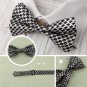 DBF0120 Multi Poly Pre-Tied Bow Ties For Wedding Mens 5 Package Pre-tied Bowties