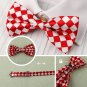 DBF0120 Multi Poly Pre-Tied Bow Ties For Wedding Mens 5 Package Pre-tied Bowties