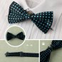 DBF0120 Multi Poly Pre-Tied Bow Ties For Wedding Mens 5 Package Pre-tied Bowties