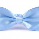 Achaestrella Mens' Solid Neck Bowtie Bow Tie 30 choices of color (sky blue)