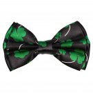 MATCH MUCH Pre-Tied Adjustable Polyester Bowtie(Clover)