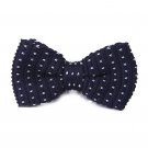 HDE Mens Pre-tied Bowtie Vintage Fashion Adjustable Woven Waffle Knit Bow Tie (M