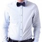 HDE Mens Pre-tied Bowtie Vintage Fashion Adjustable Woven Waffle Knit Bow Tie (M