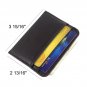 Super Thin Slim Faux Leather Credit Card Case Holder Mini Wallet Id 3 Card Slots