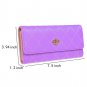 BaoLan Womens Wallets Long Leather Trifold Wallet Ladies Purse Credit Card Holde