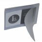SET of 2 - 6 Page Plastic Wallet Insert for Bifold Billfold SIDE LOAD