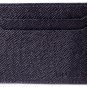 Leather Slim Wallet Premium Black Mens Minimalist Front Pocket Card Case Holder