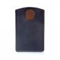 Ultra Slim Leather Wallet Case Credit Card Holder Sleeve Pull Tab (Maroon, Navy