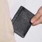 IVESIGN Slim Front Pocket Wallet RFID Blocking Credit Card Holder With ID Window