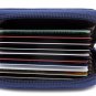 Leather Wallet Latest Credit Card Safe Holder/Case/Protector Black