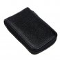 Blocking Genuine Leather Mini Credit Card CaseSafe Holder/Case/Protector black