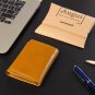 Mens Trifold Genuine Leather Wallet RFID Bloking Card Holder Wallet