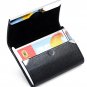 RFID Blocking Card Holder - Leather Card Case and Front Pocket Wallet with Magne