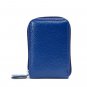 RFID Blocking Genuine Leather Mini Credit Card Case Organizer Compact Wallet wit