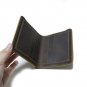 Men's Travel Wallet Leather Slim Zipper Vintage Handmade Wallet (A1)