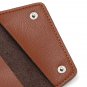 Hipiwe PU Leather Key Case Wallet Unisex Key Holder Wallet Pouch with 6 Hooks Sn