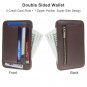 Men RFID Blocking Front Pocket Wallet Slim Minimalist Wallet Leather with Zipper