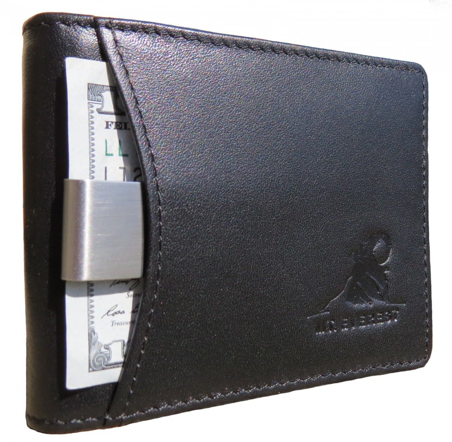 Mt. Everest RFID Blocking Front Pocket Bifold Removable Money Clip