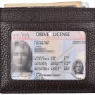 Woogwin Slim Credit Card Holder Wallet RFID Leather Card Case Sleeve ID Window (