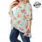 BASICO Women's Plus Size Open Asymmetrical Hem Chiffon Vest Cardigan Cover up (2