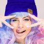 Unisex Knit Beanie Warm Medium Soft Stretchy Daily Cap Watch Hat Royal Blue Cap
