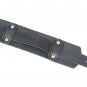 Black Leather Strap Cuff Wrap Gothic Wristband Bracelet Buckle Fastening - 55