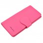 Womens Leather Long Wallet Latest Credit Card Safe Holder/Case Rose Purse