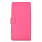 Womens Leather Long Wallet Latest Credit Card Safe Holder/Case Rose Purse